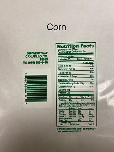 Corn Tortillas
